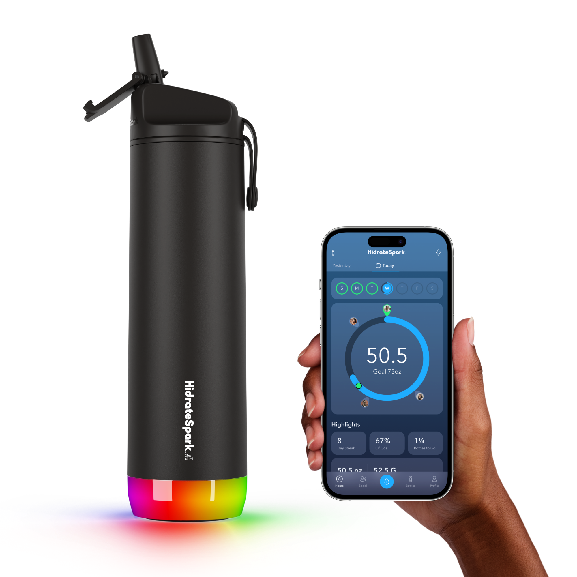 HidrateSpark Smart Water Bottle