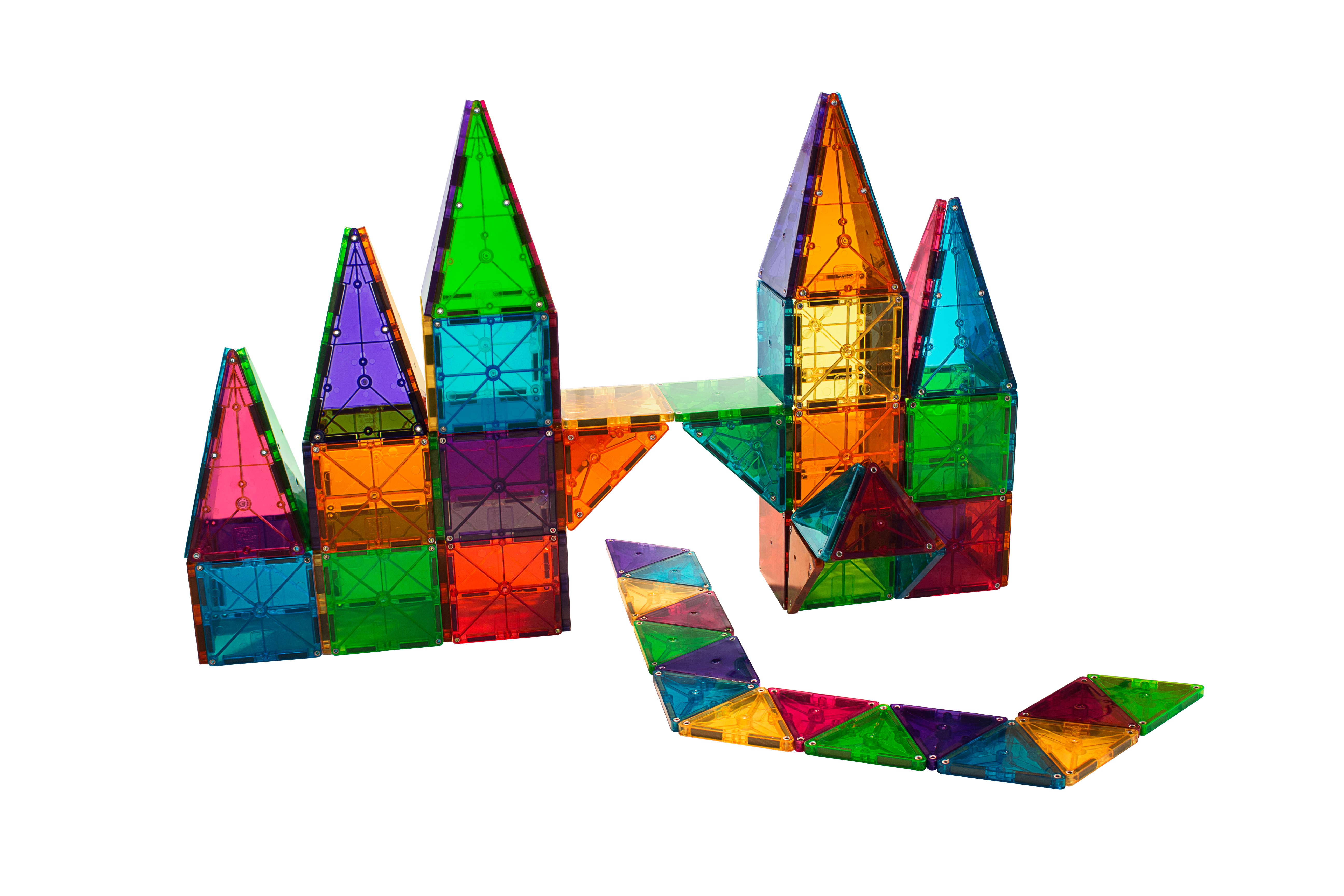 MAGNA-TILES 100-Piece Magnetic Construction Set