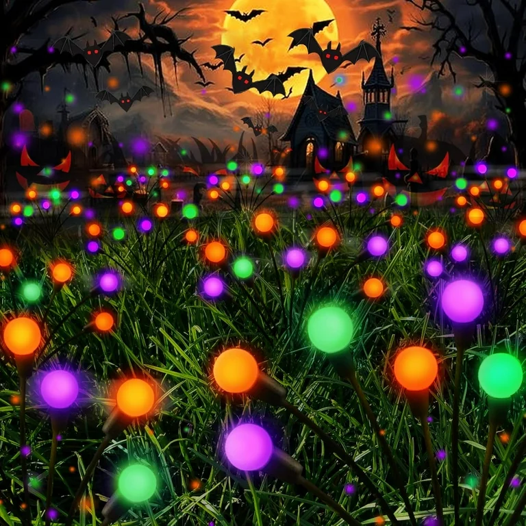 Halloween Outdoor Solar Firefly Lights