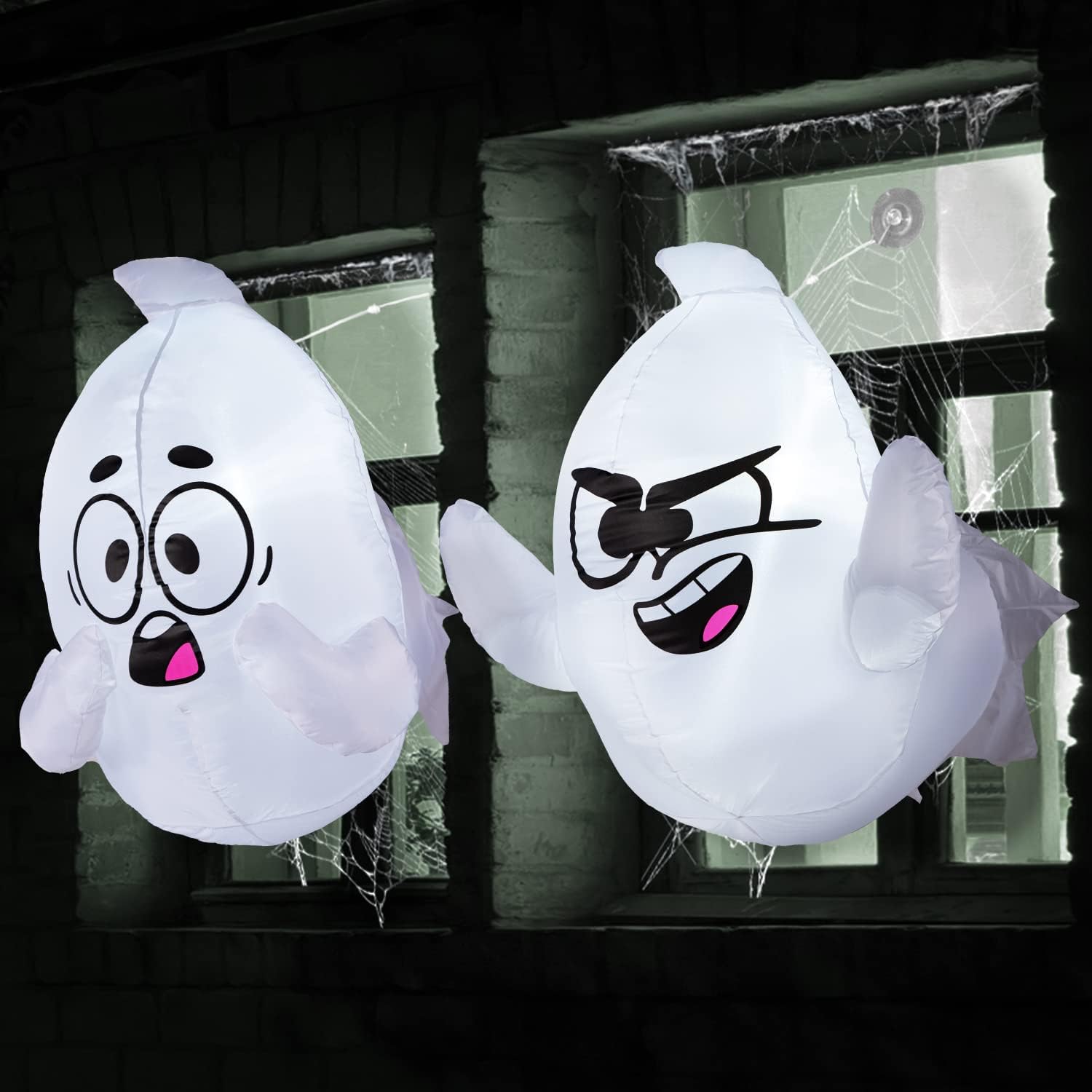 Halloween Inflatable Window Ghosts - 2pk